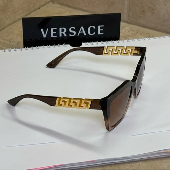 New Versace MOD4418 5332/13 Transparent Gradient Brown 